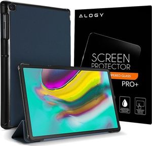 Etui na tablet Dux Ducis Etui Dux Ducis Skin do Samsung Galaxy Tab S5e 10.5 granatowe + Szkło uniwersalny 7