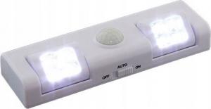 ECpower lampka czujnik ruchu i zmierzchu 8 LED biała uniwersalna (ZD26A) 1