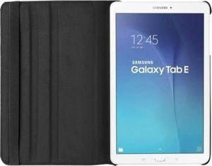 Etui na tablet 4kom.pl Etui skórzane PU 360Obrotowe do Galaxy Tab E 9.6 T560 T561 Różowe 4