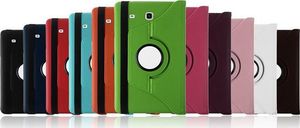 Etui na tablet 4kom.pl Fioletowe etui skórzane PU Stand Cover Galaxy Tab A 9.7 T550 uniwersalny 5