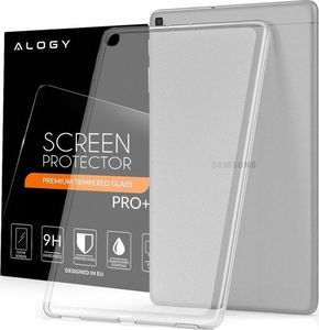 Etui na tablet 4kom.pl Etui silikonowe przezroczyste do Galaxy S5e 10.5 2019 T720/ T725 + Szkło uniwersalny 4