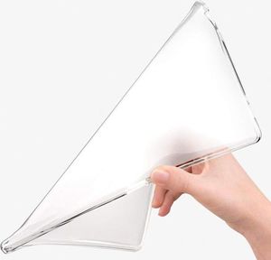 Etui na tablet 4kom.pl Etui silikonowe przezroczyste do Samsung Galaxy Tab A 10.5 T590/T595 uniwersalny 4