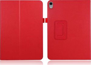 Stojak 4kom.pl Etui stojak do Apple iPad Pro 11 2018 czerwone + Szkło Alogy uniwersalny 2