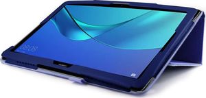 Etui na tablet 4kom.pl Etui stojak do Huawei MediaPad M5 10.8 / M5 Pro Granatowe uniwersalny 4