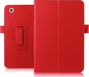 Etui na tablet 4kom.pl Etui skórzane case do LG G Pad II 10.1 V940N stojak czerwone uniwersalny 1