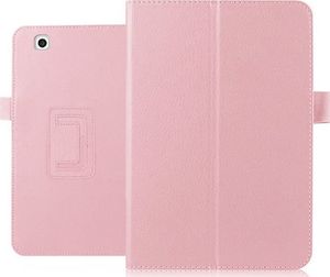 Etui na tablet 4kom.pl Etui skórzane case do LG G Pad II 10.1 V940N stojak różowe uniwersalny 1