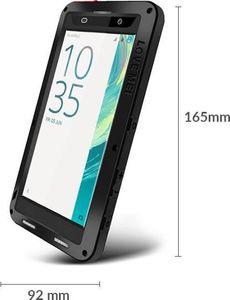 Etui na tablet 4kom.pl Etui Pancerne Love Mei Powerful Sony Xperia XA czerwone uniwersalny 4