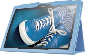 Etui na tablet 4kom.pl Etui Stand Cover Lenovo Tab2 A10-30/ 10 TB-X103 Niebieskie + Szkło uniwersalny 2