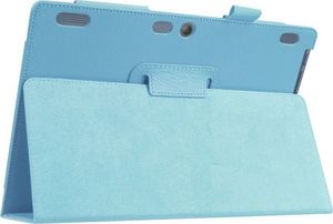 Etui na tablet 4kom.pl Etui Stand Cover Lenovo Tab2 A10-30/ 10 TB-X103 Niebieskie + Szkło uniwersalny 3