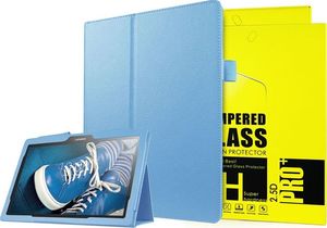 Etui na tablet 4kom.pl Etui Stand Cover Lenovo Tab2 A10-30/ 10 TB-X103 Niebieskie + Szkło uniwersalny 5