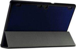 Etui na tablet 4kom.pl Czarne etui skórzane PU typu Stojak Book Cover do Lenovo Tab2 A10-70 uniwersalny 3