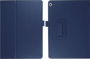 Etui na tablet 4kom.pl Etui Stojak Huawei Mediapad M3 Lite 10 Granatowe + Szkło uniwersalny 4