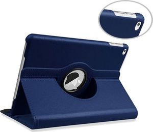 Etui na tablet 4kom.pl Etui Obrotowe 360 do Apple iPad 9.7 2017 / 2018 Granatowe + Szkło uniwersalny 4