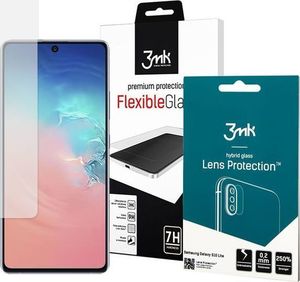 3MK Szkło 3mk Flexible Glass 7H do Samsung Galaxy S10 Lite + szkło na obiektyw 3mk uniwersalny 2