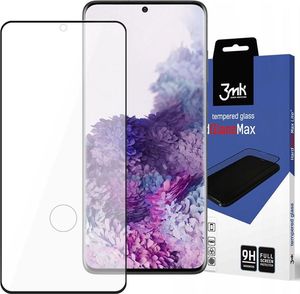 3MK Szkło 3mk HardGlass Max czytnik linii do Samsung Galaxy S20 Black + Szkło 3mk na obiektyw uniwersalny 2