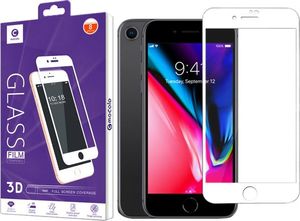 Mocolo Szkło Mocolo 3D na cały ekran Apple iPhone 8/SE 2020 białe uniwersalny 3