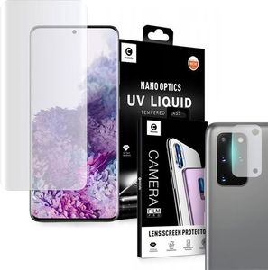 Mocolo Szkło Mocolo 3D UV Liquid do Samsung Galaxy S20 Plus Clear + Szkło na obiektyw uniwersalny 1