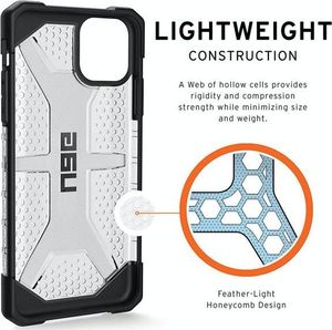 UAG Etui UAG Urban Armor Gear Plasma do Apple iPhone 11 Pro Max Ice + Szkło Alogy uniwersalny 4