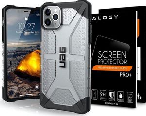 UAG Etui UAG Urban Armor Gear Plasma do Apple iPhone 11 Pro Max Ice + Szkło Alogy uniwersalny 7