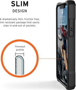 UAG Etui UAG Urban Armor Gear Monarch do iPhone 11 Pro Crimson Red Leather + Szkło Alogy uniwersalny 4