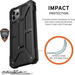 UAG Etui UAG Urban Armor Gear Monarch iPhone 11 Pro Max black Carbon Fiber + Szkło Alogy uniwersalny 2