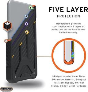 UAG Etui UAG Urban Armor Gear Monarch iPhone 11 Pro Max black Carbon Fiber + Szkło Alogy uniwersalny 5
