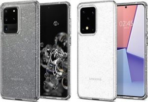 Spigen Etui Spigen Liquid Crystal Glitter do Samsung Galaxy S20 Ultra Crystal Quartz + 2x Folia Spigen uniwersalny 3