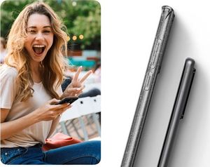 Spigen Etui Spigen Liquid Crystal Glitter do Samsung Galaxy S20 Ultra Crystal Quartz + 2x Folia Spigen uniwersalny 7