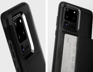 Spigen Etui Spigen Slim Armor CS do Samsung Galaxy S20 Ultra Black + 2x Folia Spigen uniwersalny 4