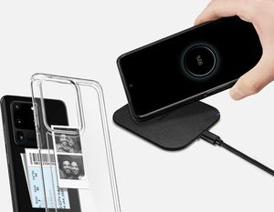 Spigen Etui Spigen Ultra Hybrid do Samsung Galaxy S20 Ultra Matte Black + 2x Folia Spigen uniwersalny 8