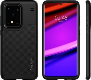 Spigen Etui Spigen Hybrid NX do Samsung Galaxy S20 Ultra Black + 2x Folia Spigen uniwersalny 3