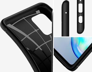 Spigen Etui Spigen Rugged Armor do Galaxy Note 10 Lite Matte Black + Szkło Mocolo TG+3D uniwersalny 8