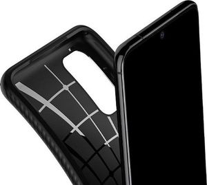Spigen Etui Spigen Liquid Air do Samsung Galaxy S20 Matte Black + Szkło Mocolo 3D UV uniwersalny 3