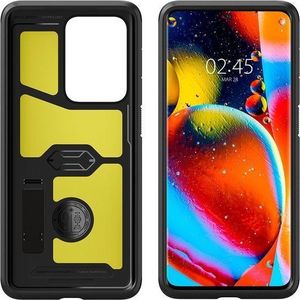 Spigen Etui Spigen Tough Armor do Samsung Galaxy S20 Ultra Black + 2x Folia Spigen uniwersalny 4