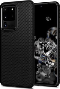 Spigen Etui Spigen Liquid Air do Samsung Galaxy S20 Ultra Matte Black + 2x Folia Spigen uniwersalny 1
