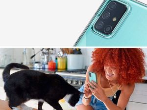 Spigen Etui Spigen Liquid Crystal do Samsung Galaxy A71 Crystal Clear + Szkło 3mk uniwersalny 9