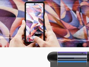 Spigen Etui Spigen Liquid Air do Samsung Galaxy A71 Matte Black + Szkło 3mk uniwersalny 8