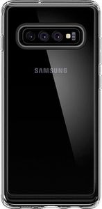 Spigen Etui Spigen Ultra Hybrid do Samsung Galaxy S10 Crystal Clear +Folia Neo Flex uniwersalny 4