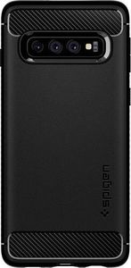 Spigen Etui Spigen Rugged Armor do Samsung Galaxy S10 Matte Black +Folia Neo Flex uniwersalny 5