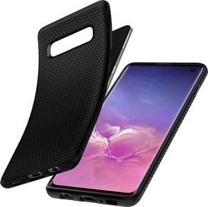 Spigen Etui Spigen Liquid Air do Samsung Galaxy S10 Matte Black +Folia Neo Flex uniwersalny 2