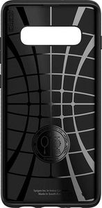 Spigen Etui Spigen Liquid Air do Samsung Galaxy S10 Matte Black +Folia Neo Flex uniwersalny 4