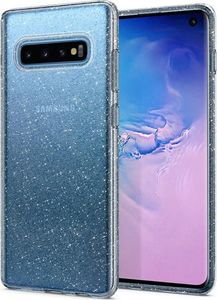 Spigen Etui Spigen Liquid Crystal Glitter do Samsung Galaxy S10 Quartz + Folia sgp uniwersalny 12
