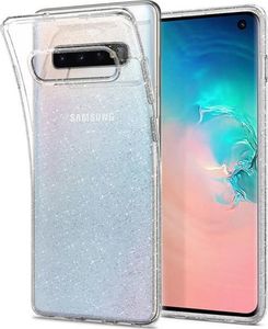 Spigen Etui Spigen Liquid Crystal Glitter do Samsung Galaxy S10 Quartz + Folia sgp uniwersalny 2