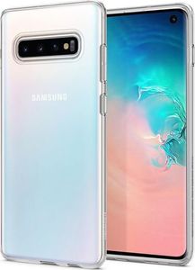 Spigen Etui Spigen Liquid Crystal do Samsung Galaxy S10 Clear + Folia Neo Flex uniwersalny 7