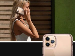 Spigen Etui Spigen Ultra Hybrid do Apple iPhone 11 Pro Rose Crystal + Szkło Alogy uniwersalny 4