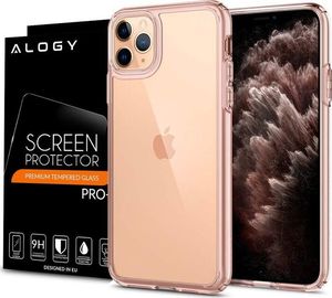 Spigen Etui Spigen Ultra Hybrid do Apple iPhone 11 Pro Rose Crystal + Szkło Alogy uniwersalny 7