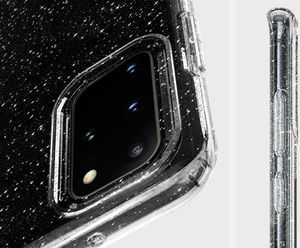 Spigen Etui Spigen Liquid Crystal Glitter do Samsung Galaxy S20 Plus Crystal + 2x Folia Neo uniwersalny 4