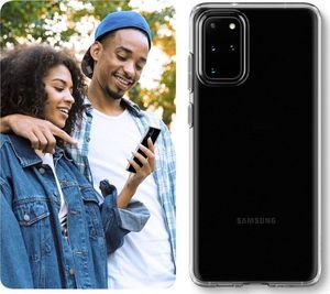 Spigen Etui Spigen Liquid Crystal do Galaxy S20 Plus Crystal Clear + 2x Folia Neo uniwersalny 6