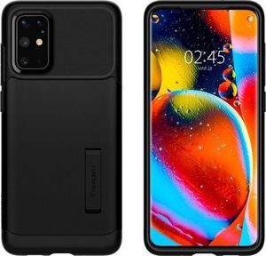 Spigen Etui Spigen Slim Armor do Samsung Galaxy S20 Plus Black + 2x Folia Neo uniwersalny 5