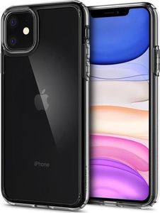 Spigen Etui Spigen Ultra Hybrid do Apple iPhone 11 Crystal Clear + szkło alogy uniwersalny 3